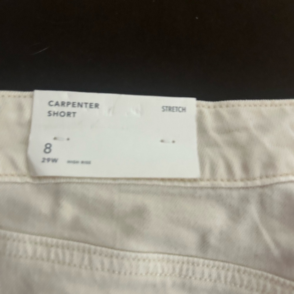 NWT AE Dreamy Drape Carpenter Cream Women's Shorts - Picture 11 of 12